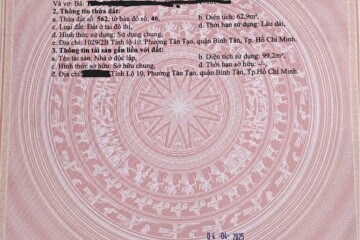 Bán Nhà Sát Căn Mặt Tiền Đường Tỉnh Lộ 10, Dt 63M2, Xây Mới 1 Trệt, 1 Lầu